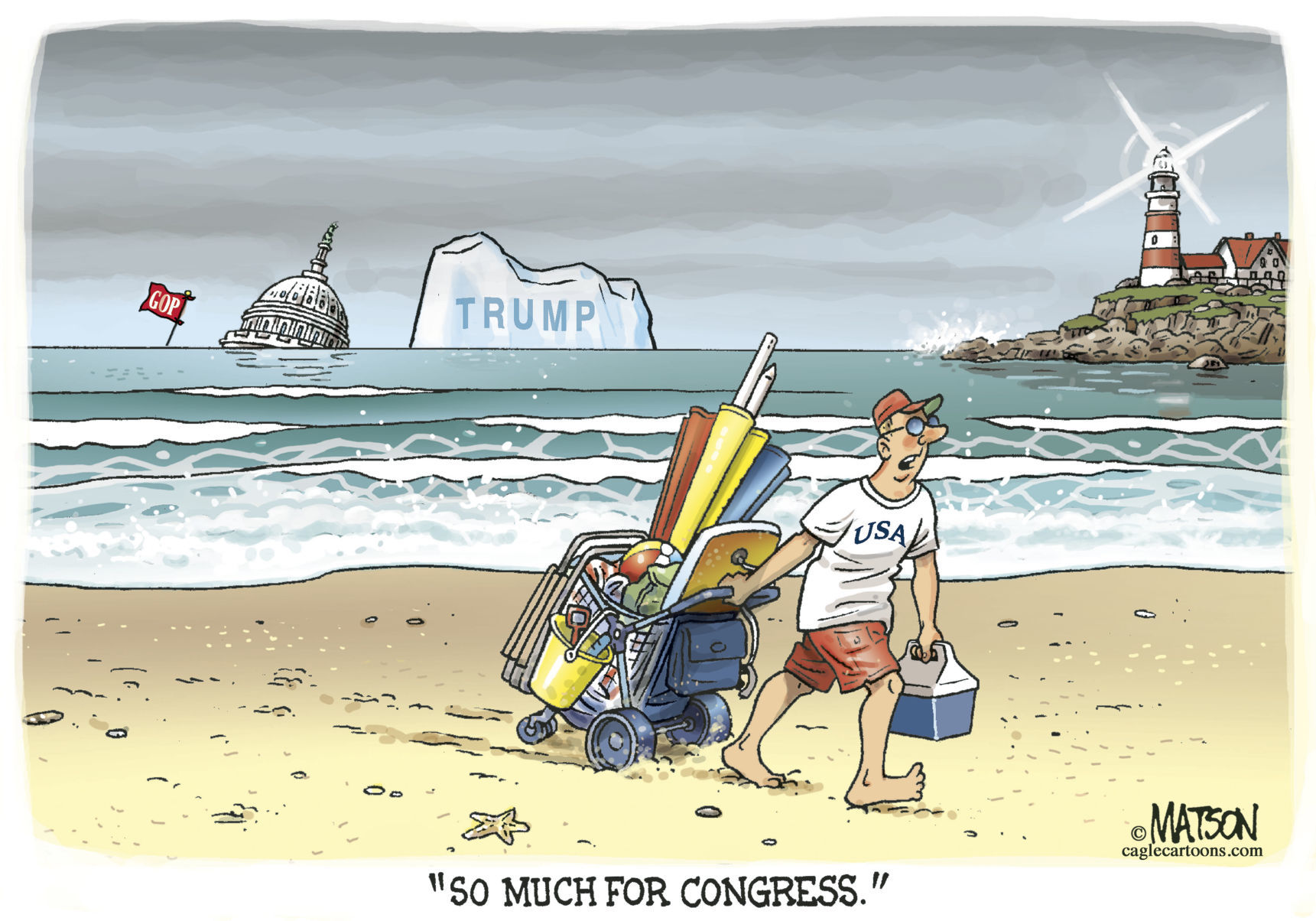 Sinking Congress by RJ Matson, Portland, Maine